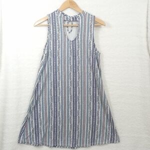 MUDD High Neck Cut Out Multicolors Dress SIze Medium